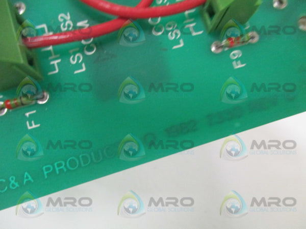 C&A PRODUCTS CA110-10000 7330 RELAY BOARD NSNP