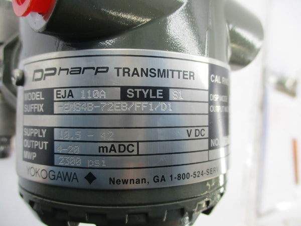 YOKOGAWA EJA110A-EMS4B-72EB/FF1/D1 10.5-42VDC 2300PSI NSNP
