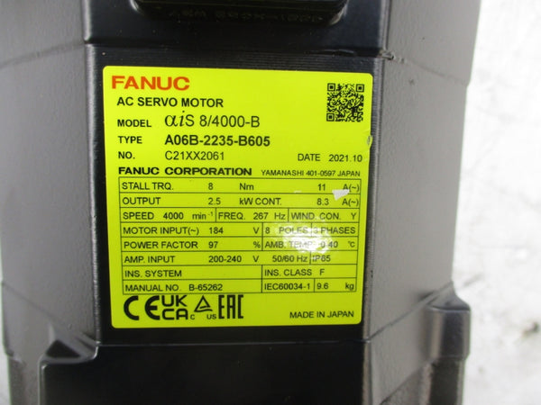 FANUC A06B-2235-B605 200-240V 11A NSNP