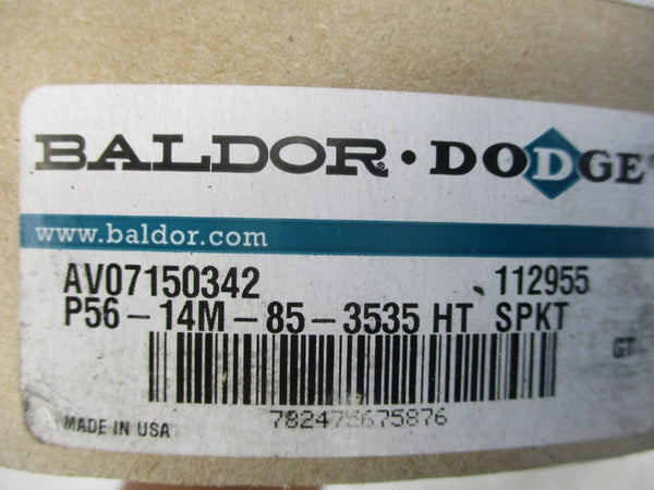 BALDOR DODGE P56-14M-85-3535 HT SPKT NSNP