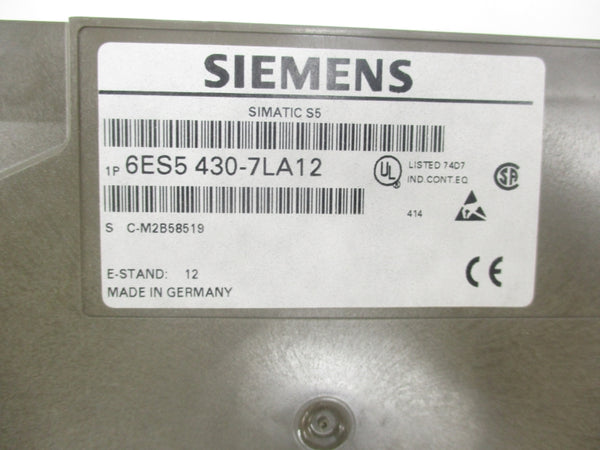 SIEMENS 6ES5 430-7LA12 NSMP