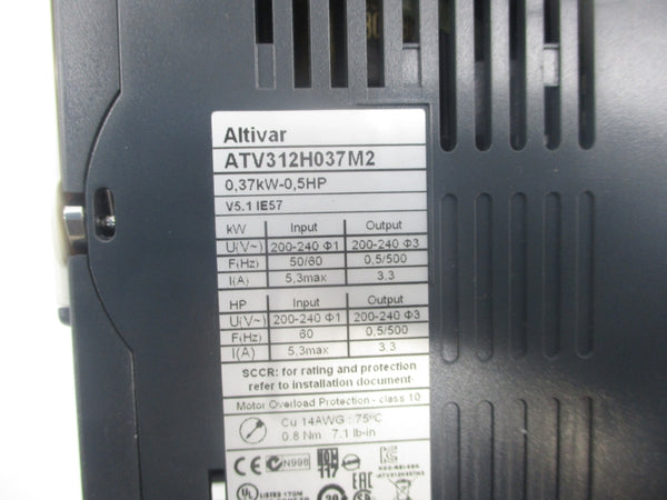 SCHNEIDER ELECTRIC ATV312H037M2 200-240V 5.3A NSNP