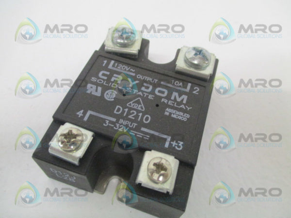 CRYDOM D1210 SOLID STATE RELAY  UNMP