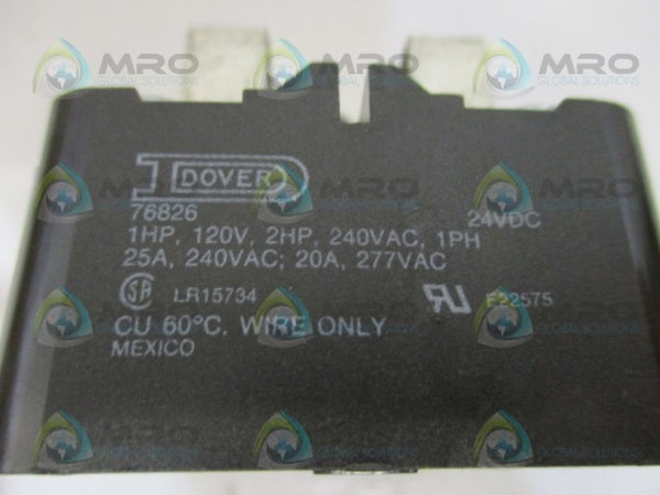DOVER 76826 943950 RELAY SWITCH 24VDC NSNP