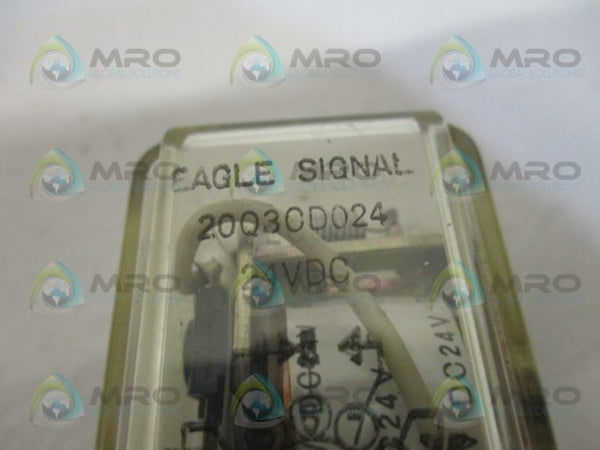 EAGLE SIGNAL 20Q3CD024 RELAY 24VDC UNMP