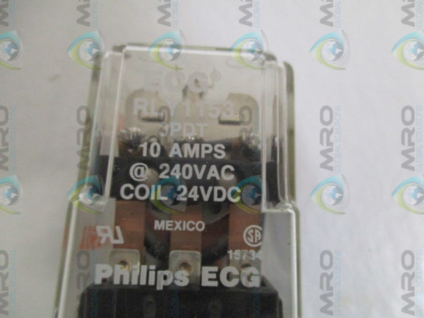 PHILLIPS ECG RLY1153 RELAY 24VDC UNMP