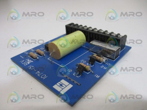 EMERSON 1074-151 RELAY DRIVE BOARD NSNP