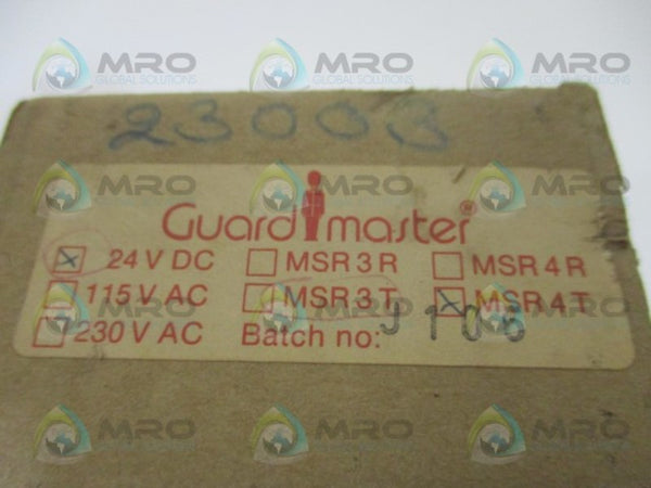 GUARDMASTER MINOTAUR MSR4T SAFETY RELAY CONTACTOR 24VDC NSMP