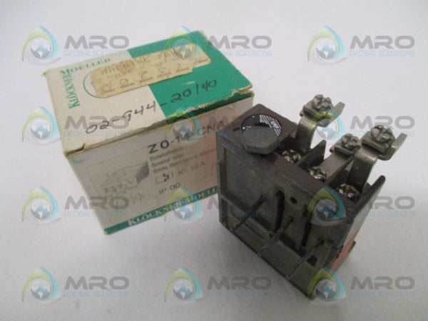 KLOCKNER MOELLER Z0-14-CNA OVERLOAD RELAY 10-14A NSMP
