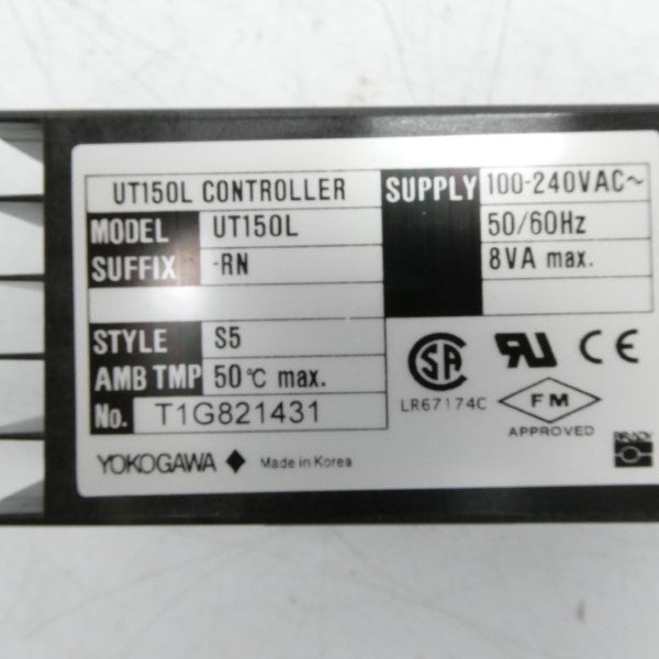 YOKOGAWA UT150L-RN T1G821431 100-240VAC NSMP