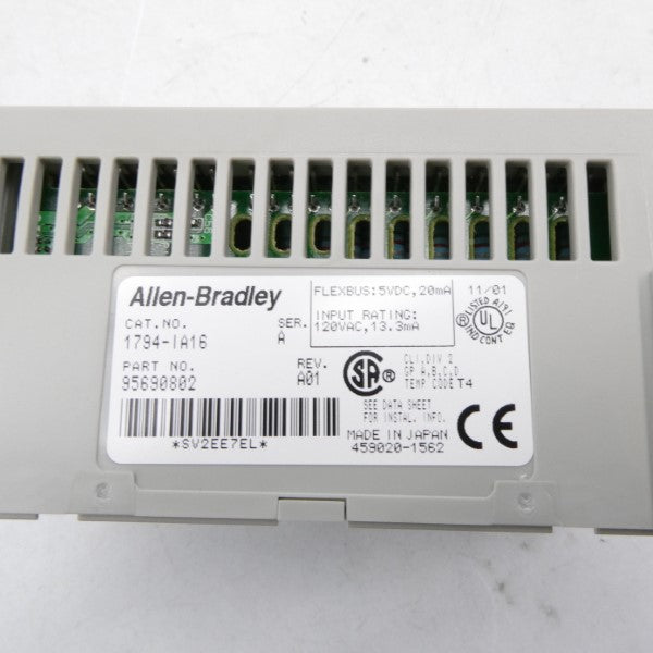 ALLEN BRADLEY 1794-IA16 SER. A 120VAC REV. A01 NSMP