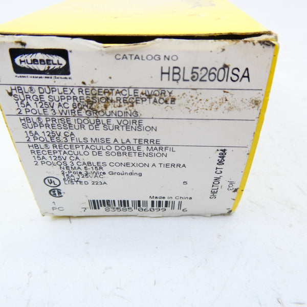HUBBELL HBL5260ISA 120VAC 15A NSMP