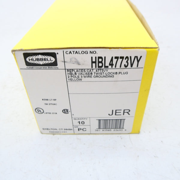 HUBBELL HBL4773VY (PKG OF 10) NSMP