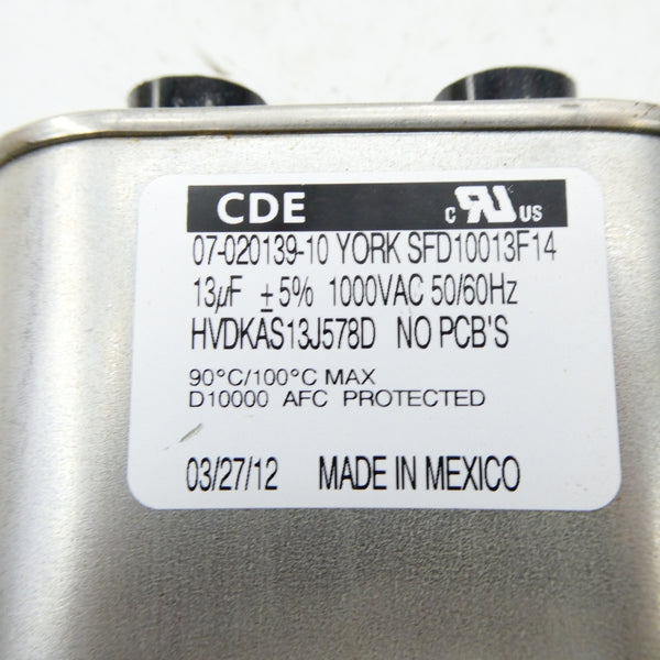 CDE 07-020139-10 HVDKAS13J578D 1000VAC NSNP