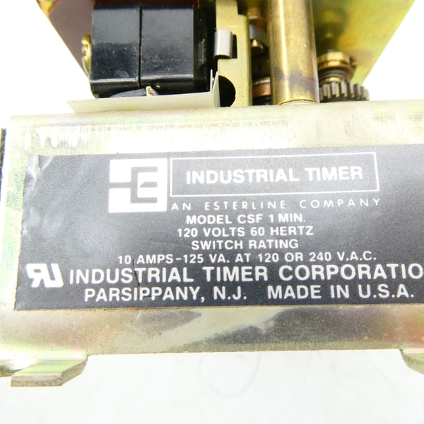 INDUSTRIAL TIMER CSF 120V 10A 1MIN NSNP