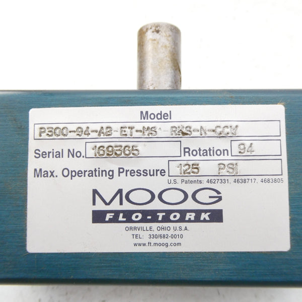 MOOG P300-94-AB-ET-MS-RKS-N-CCW 125PSI NSNP
