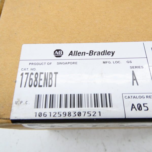 ALLEN BRADLEY 1768-ENBT SER. A F/W 4.001 DATE: 2011 REV. A05 NSFS