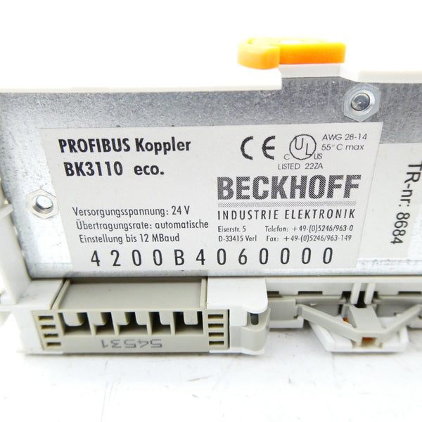 BECKOFF BK3110 24V NSMP