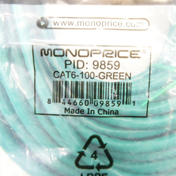 MONOPRICE CAT6-100-GREEN NSMP