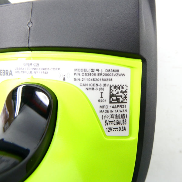 ZEBRA TECHNOLOGIES DS3608-ER20003VZWW NSMP