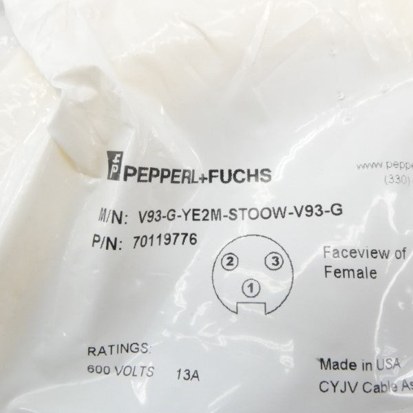 PEPPERL+FUCHS V93-G-YE2M-STOOW-V93-G 70119776 600V 13A NSMP