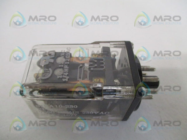 CORNELL DUBILIER 312A10-230 RELAY 7000 OHMS 230VAC NSMP