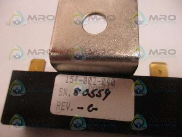 RAYMOND 154-002-040 PLUGGING RELAY NSMP