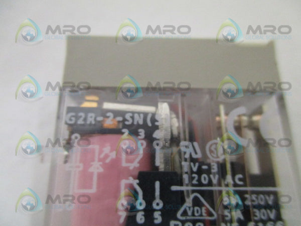 OMRON G2R-2-SN(S) RELAY 24VAC  UNMP