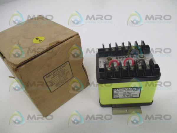 MACROMATIC SS22122C SOLID STATE TIME DELAY RELAY .05-5 SEC. NSMP
