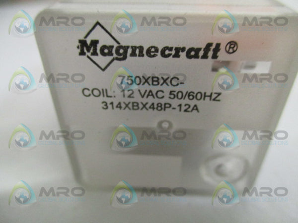 MAGNECRAFT 750XBXC RELAY 12VAC NSMP