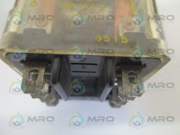 STRUTHERS-DUNN 286XBXC TIME DELAY RELAY 3-30 SEC. 120VAC UNMP