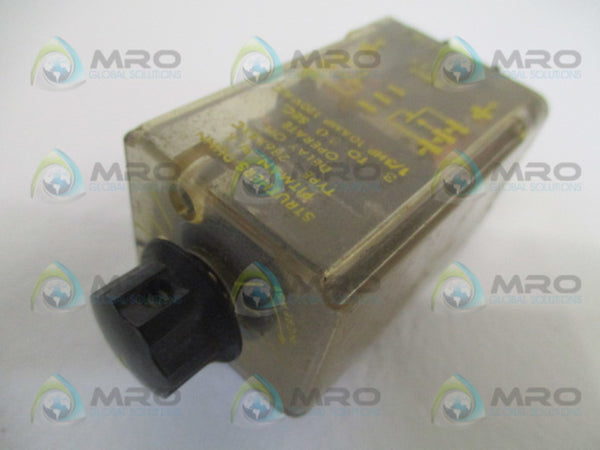 STRUTHERS-DUNN 286XBXC TIME DELAY RELAY 3-30 SEC. 120VAC UNMP