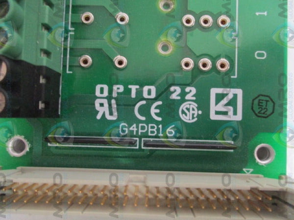 OPTO 22 G4PB16 I/O MODULE RACK NSMP