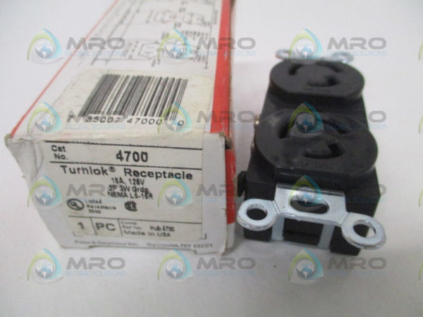 PASS & SEYMOUR TURNLOCK 4700 DUPLEX RECEPTACLE NSMP