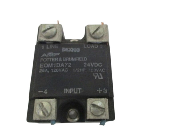POTTER & BRUMFIELD EOM1DA72 SOLID STATE RELAY 24VDC UNMP