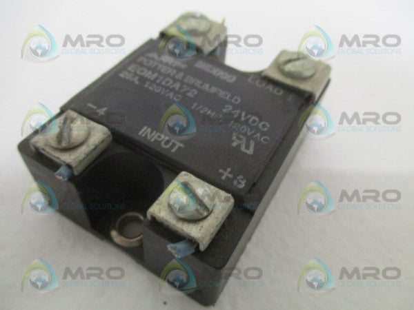 POTTER & BRUMFIELD EOM1DA72 SOLID STATE RELAY 24VDC UNMP
