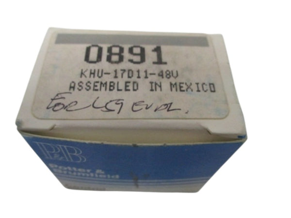 POTTER & BRUMFIELD KHU-17D11-48V RELAY 48VDC NSMP