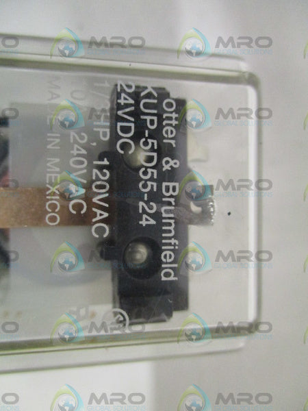 POTTER & BRUMFIELD KUP-5D55-24 RELAY 24VDC NSNP