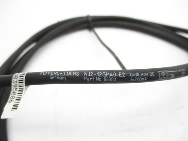 PEPPERL+FUCHS NJ2-12GM40-E2 86382 10-60VDC NSNP