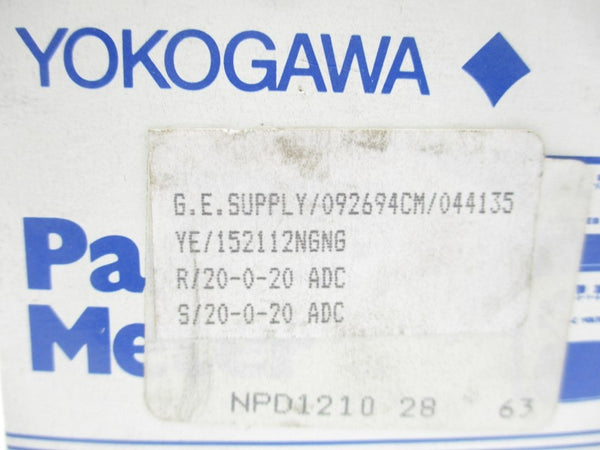 YOKOGAWA YE/152112NGNG 20-0-20ADC NSMP