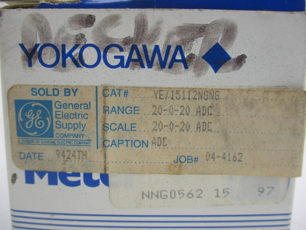 YOKOGAWA YE/15112NGNG 20-0-20ADC NSMP