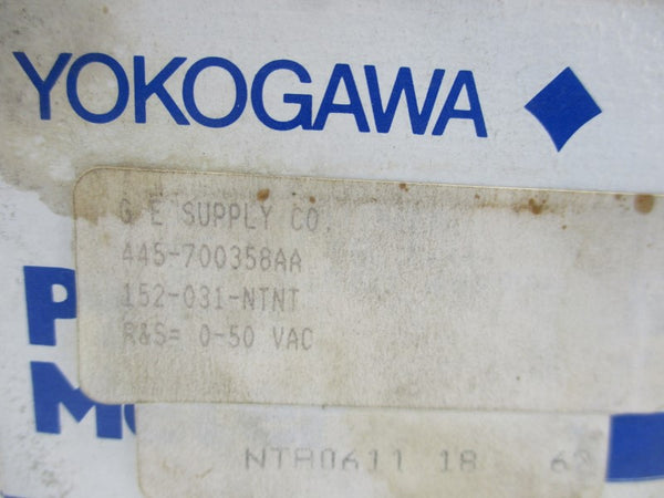 YOKOGAWA 445-700358AA 0-50VAC NSMP