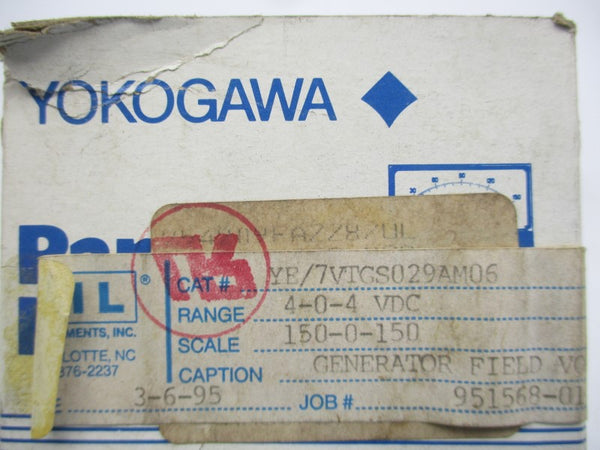 YOKOGAWA YE/7VTGS029AM06 150-0-150VDC NSMP