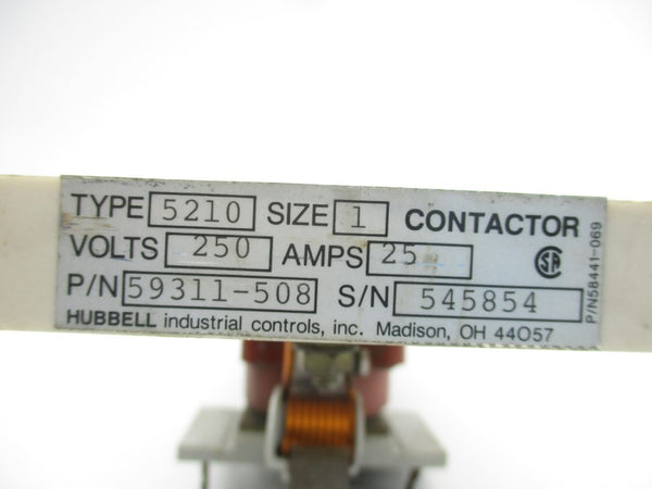 HUBBELL 59311-508 5210 250V 25A UNMP