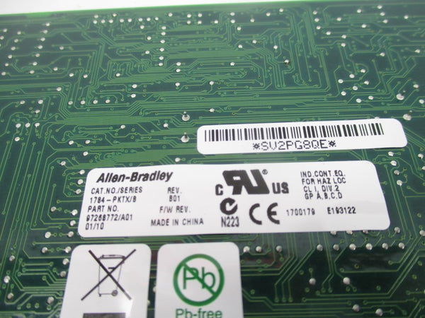 ALLEN BRADLEY 1784-PKTX SER. B REV. B01 UNMP