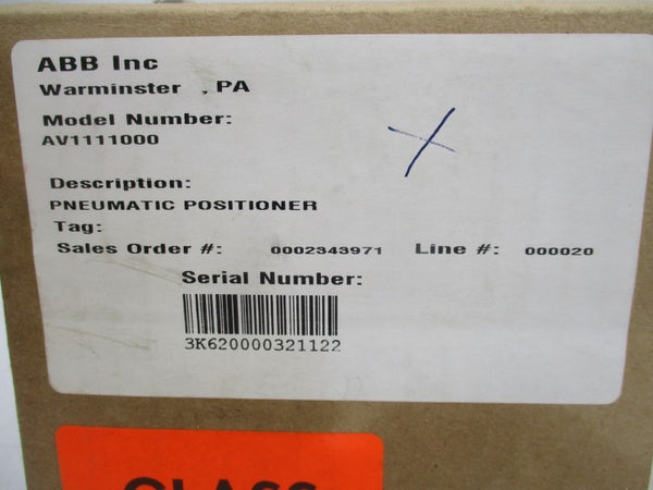 ABB AV1111000 150PSI NSMP