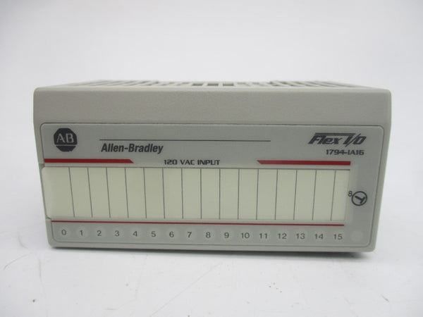 ALLEN BRADLEY 1794-IA16 SER. A 120VAC REV. B01 NSMP