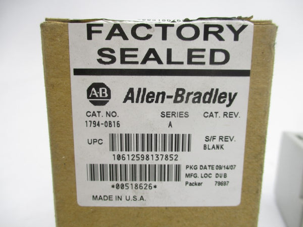 ALLEN BRADLEY 1794-OB16 SER. A NSMP