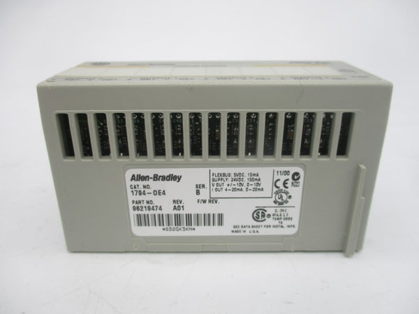 ALLEN BRADLEY 1794-OE4 SER. B 24VDC REV. A01 NSMP