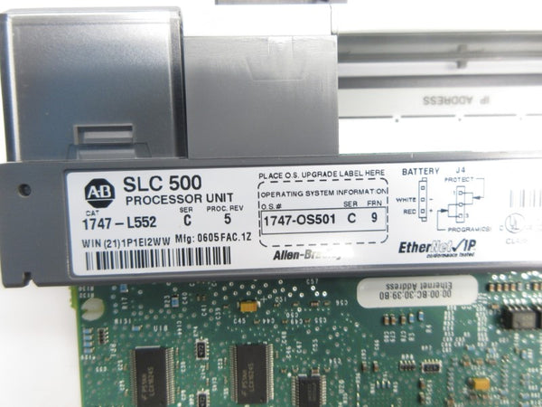 ALLEN BRADLEY 1747-L552 SER. C F/W 9 NSNP